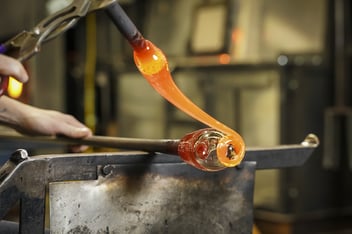 An amorphous polymer has a glass transition temperature, which is not a single temperature at all but a range of temperatures across which the properties of the polymer change dramatically.