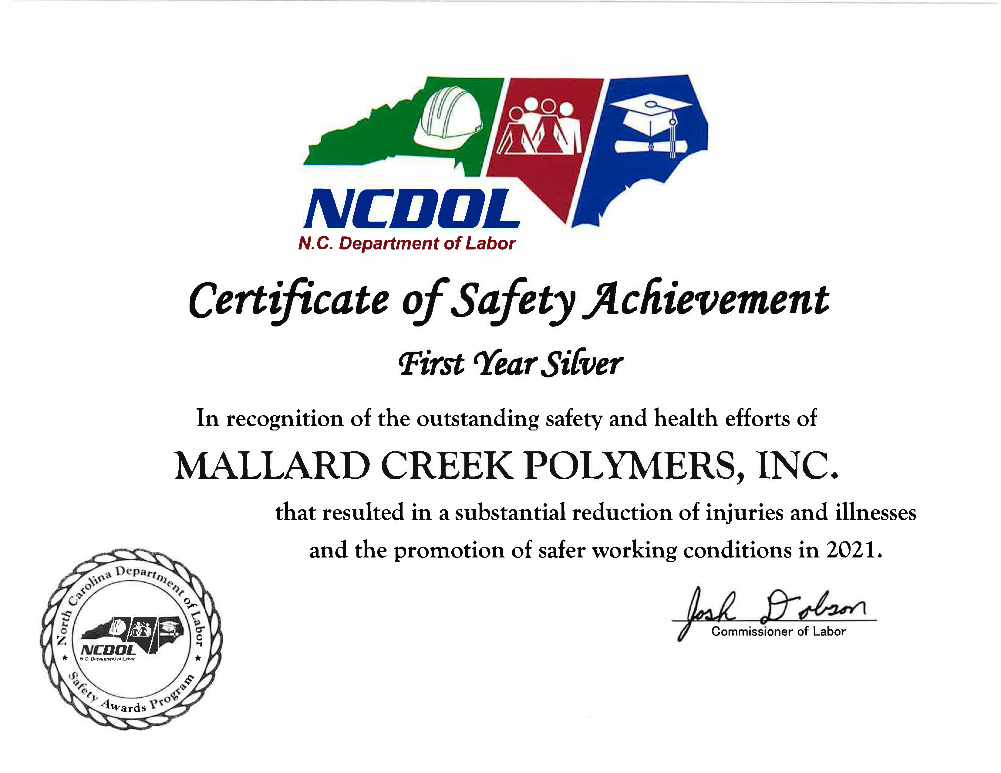 NC Safety Silver